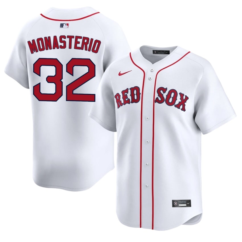 #32 Andruw Monasterio The Sox Mens Baseball Stitched Jerseys - White