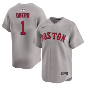 #1 Bobby Doerr The Crimson Men Baseball Player Jersey - Gray