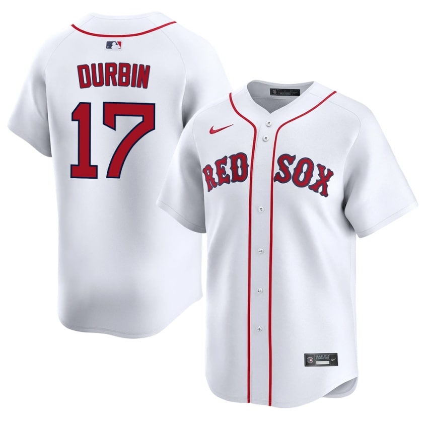 #17 Caleb Durbin Olde Towne Team Mens Baseball Game Jerseys - White