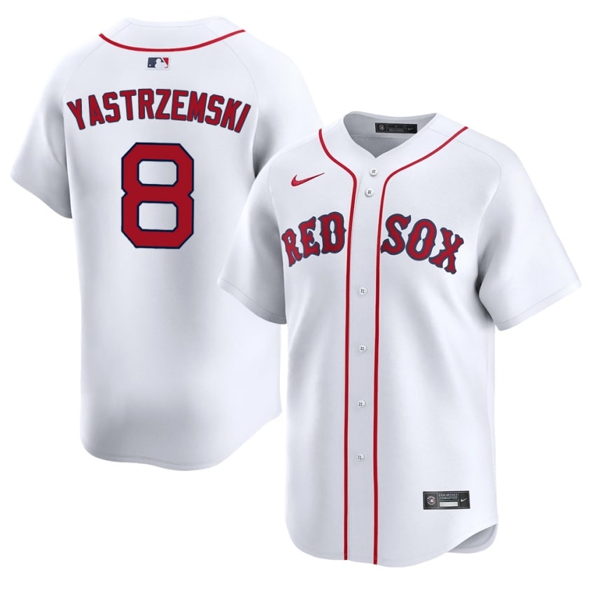 #8 Carl Yastrzemski The Sawx Mens Baseball Limited Jerseys - White