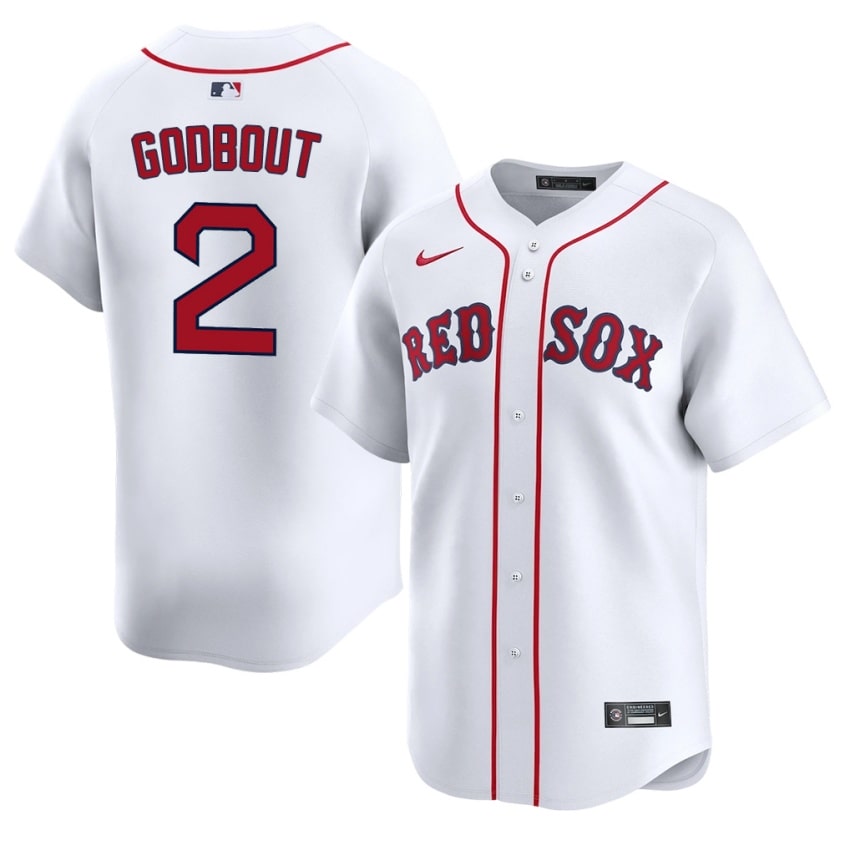 #2 Henry Godbout Red Sox Men Baseball 2026-27 Jersey - White