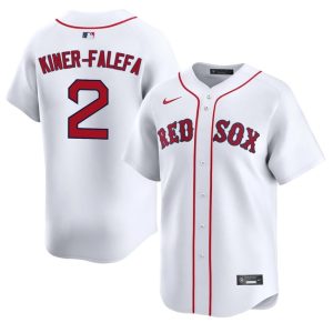 #2 Isiah Kiner-Falefa BOS Red Sox Men's Baseball Stitched Jersey - White