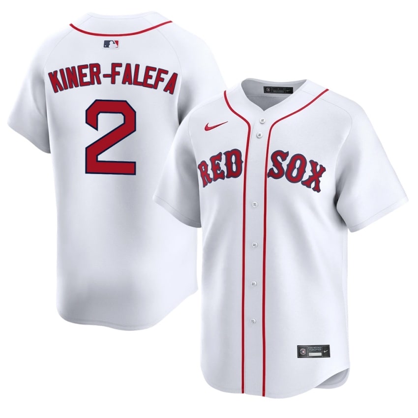 #2 Isiah Kiner-Falefa BOS Red Sox Men's Baseball Stitched Jersey - White