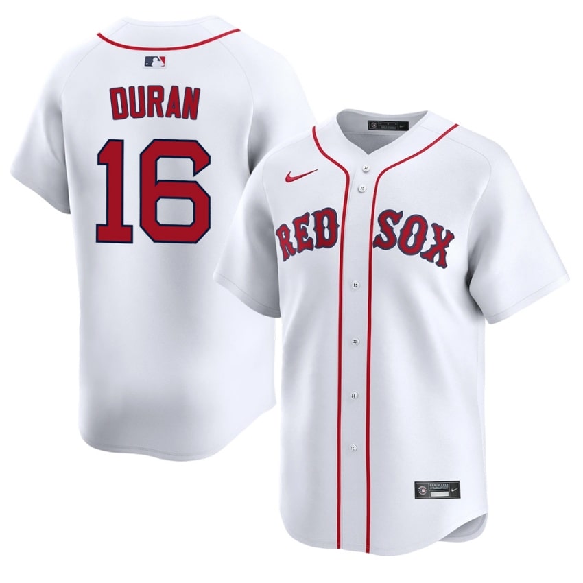 #16 Jarren Duran The Crimson Men Baseball 2026-27 Jerseys - White
