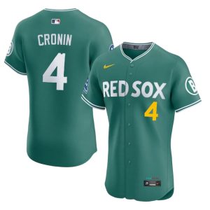 #4 Joe Cronin Red Sox Men's Baseball 2026 Jerseys - Green