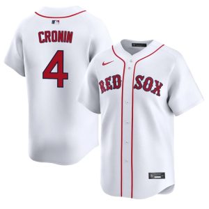#4 Joe Cronin Red Sox Nation Mens Baseball New Jerseys - White