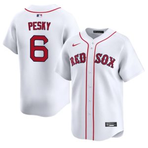 #6 Johnny Pesky BoSox Men's Baseball Limited Jersey - White