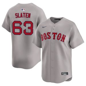 #63 Justin Slaten BRS Men Baseball Stitched Jerseys - Gray