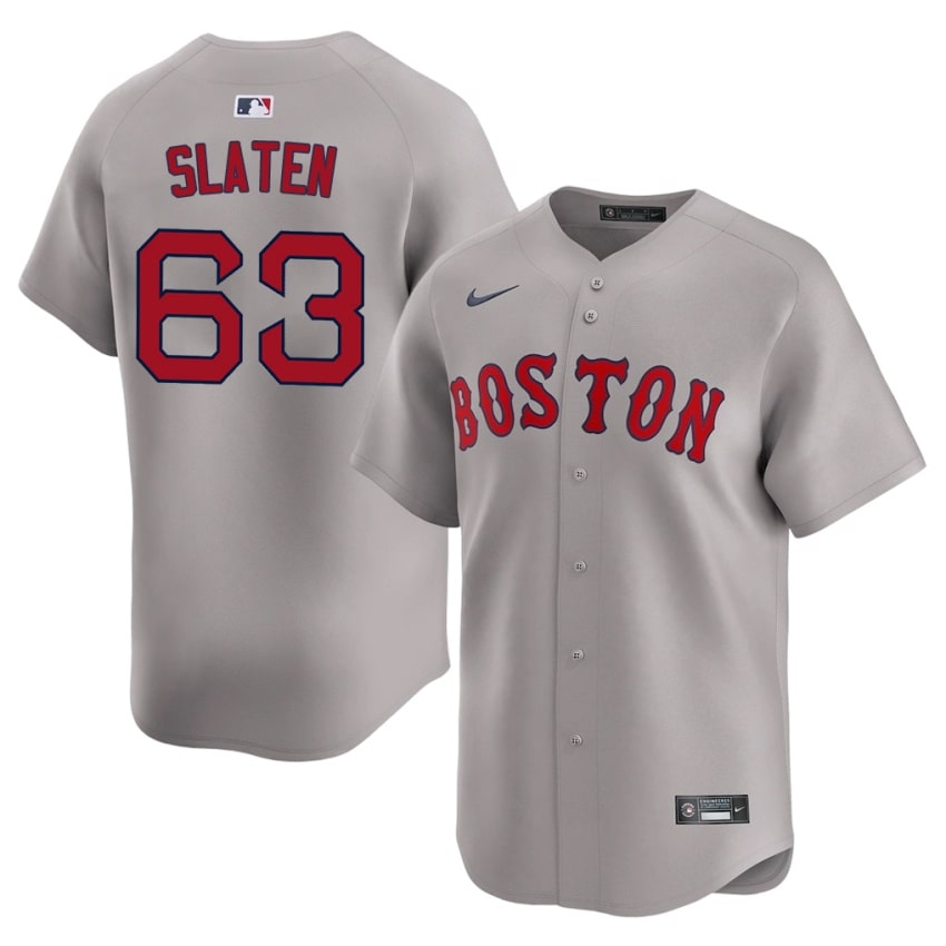 #63 Justin Slaten BRS Men Baseball Stitched Jerseys - Gray