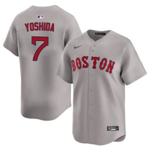 #7 Masataka Yoshida The Crimson Mens Baseball Stitched Jerseys - Gray