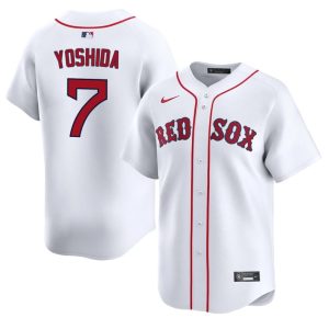 #7 Masataka Yoshida The Sox Men Baseball Popular Jersey - White