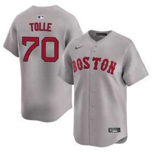 #70 Payton Tolle The Sox Men's Baseball 2026 Jerseys - Gray