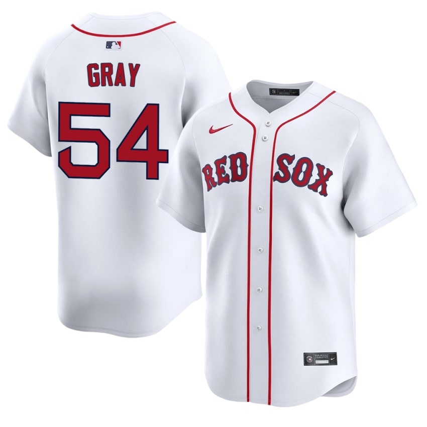 #54 Sonny Gray Red Sox Men's Baseball 2026-27 Jerseys - White