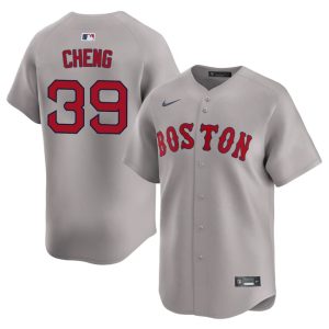#39 Tsung-Che Cheng Carmine Hose Men's Baseball 2026-27 Jerseys - Gray