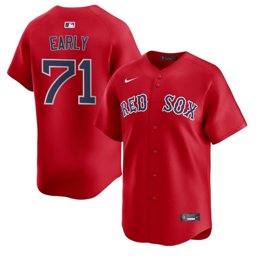 #71 Connelly Early The Sox Men Baseball Player Jerseys - Red