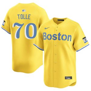 #70 Payton Tolle Olde Towne Team Mens Baseball 2026-27 Jerseys - Gold