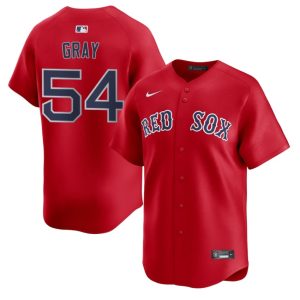 #54 Sonny Gray The Sox Men's Baseball New Jersey - Red
