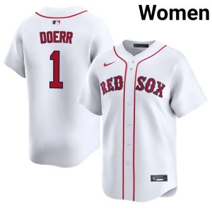 #1 Bobby Doerr BRS Womens Baseball Official Jersey - White