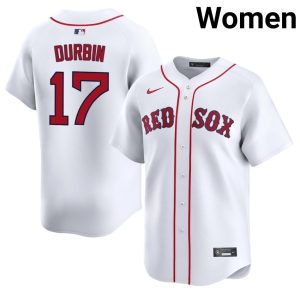 #17 Caleb Durbin The Sawx Womens Baseball 2026 Jersey - White
