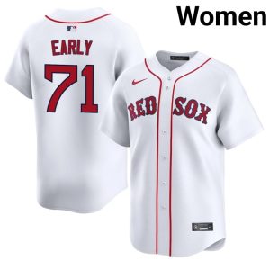 #71 Connelly Early BOS Red Sox Women's Baseball Stitched Jersey - White
