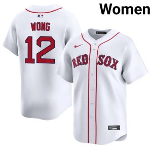 #12 Connor Wong The Sawx Women Baseball Game Jersey - White