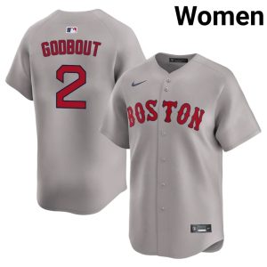 #2 Henry Godbout Red Sox Women Baseball Game Jersey - Gray