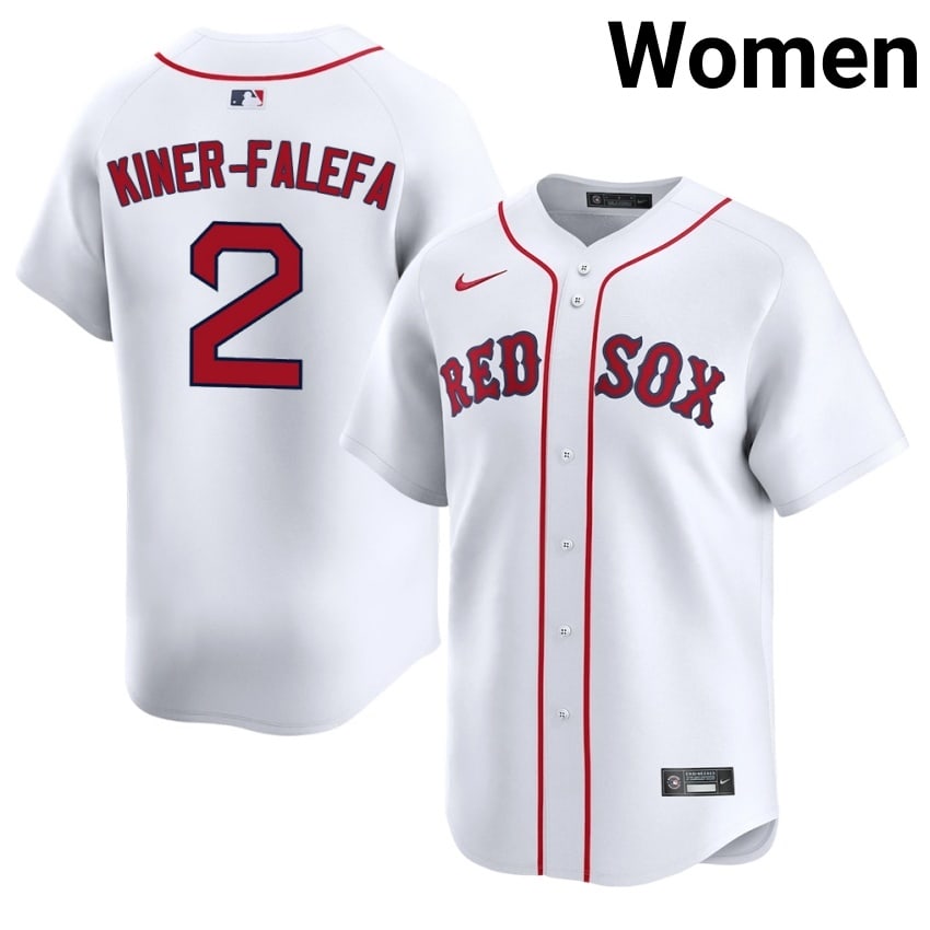 #2 Isiah Kiner-Falefa Red Sox Womens Baseball Popular Jersey - White