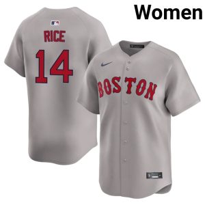 #14 Jim Rice Boston Women Baseball 2026 Jerseys - Gray