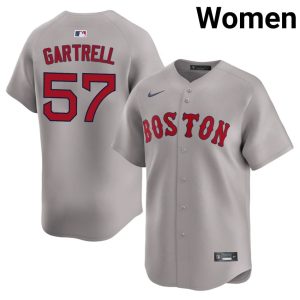 #57 Joseph Gartrell The Crimson Women's Baseball 2026-27 Jerseys - Gray