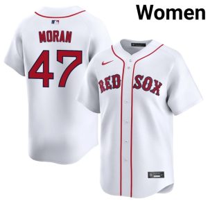 #47 Jovani Moran The Sawx Women's Baseball Player Jerseys - White