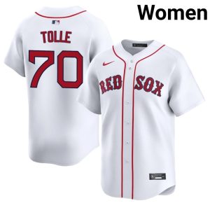 #70 Payton Tolle BoSox Womens Baseball 2026-27 Jersey - White