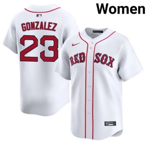 #23 Romy Gonzalez The Sox Women Baseball Replica Jersey - White