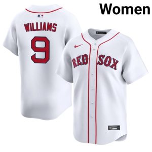 #9 Ted Williams Boston Women's Baseball Authentic Jersey - White