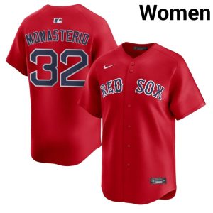 #32 Andruw Monasterio BRS Women Baseball 2026-27 Jersey - Red