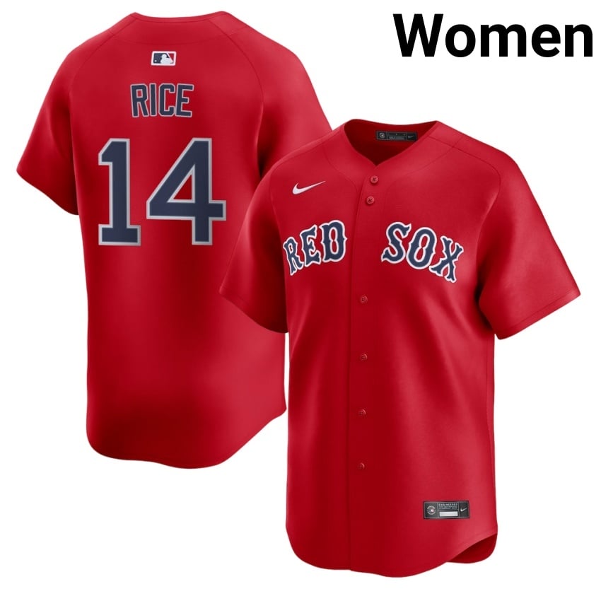#14 Jim Rice Olde Towne Team Women's Baseball Popular Jersey - Red