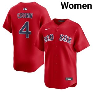 #4 Joe Cronin BRS Womens Baseball MLB Jersey - Red