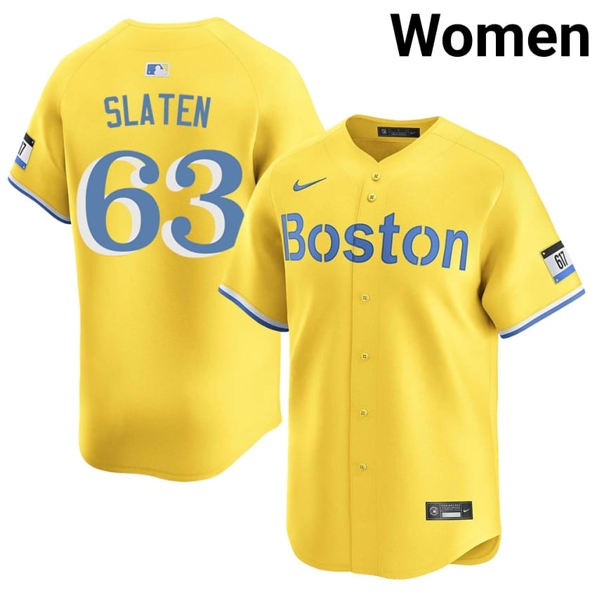 #63 Justin Slaten Olde Towne Team Womens Baseball 2026 Jersey - Gold