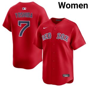 #7 Masataka Yoshida BOS Red Sox Women's Baseball Authentic Jerseys - Red
