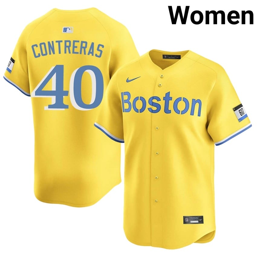 #40 Willson Contreras The Sawx Women's Baseball 2026-27 Jersey - Gold