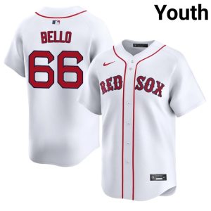 #66 Brayan Bello The Sawx Youth Baseball Authentic Jersey - White