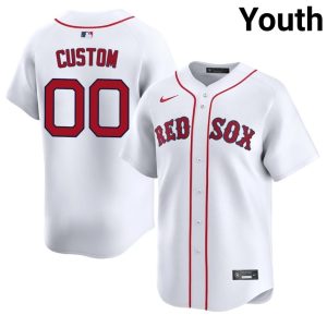 #00 Custom BOS Youth Baseball Embroidery Jerseys - White