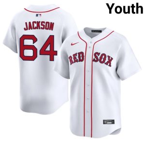 #64 Isaiah Jackson BRS Youth Baseball Player Jerseys - White