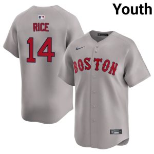 #14 Jim Rice BOS Red Sox Youth Baseball 2026 Jersey - Gray