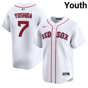 #7 Masataka Yoshida BRS Youth Baseball Authentic Jersey - White