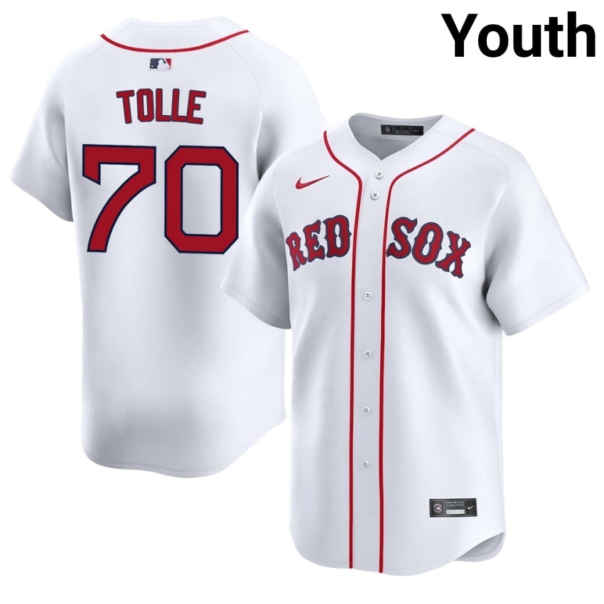 #70 Payton Tolle The Sawx Youth Baseball Popular Jersey - White