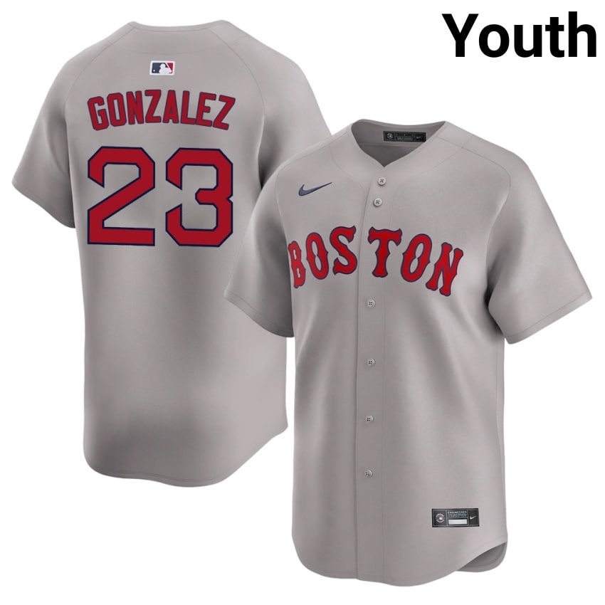 #23 Romy Gonzalez The Crimson Youth Baseball New Jersey - Gray