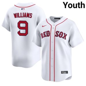 #9 Ted Williams Red Sox Nation Youth Baseball Official Jersey - White