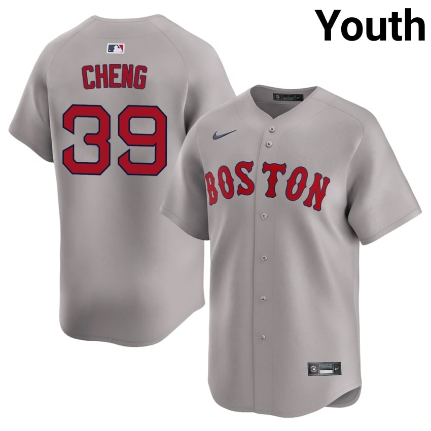 #39 Tsung-Che Cheng Olde Towne Team Youth Baseball 2026-27 Jersey - Gray