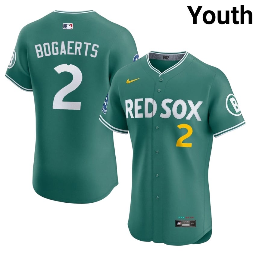 #2 Xander Bogaerts The Sawx Youth Baseball Limited Jersey - Green