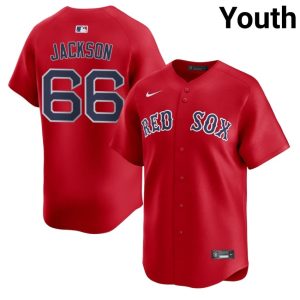 #66 Brayan Bello BOS Red Sox Youth Baseball MLB Jerseys - Red